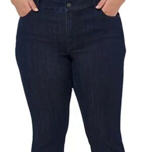 Seven7 Women's Tummyless High Rise Slimming Control Panel Skinny Jeans